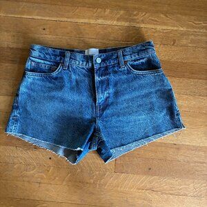 Reformation Sutton low rise jean shorts